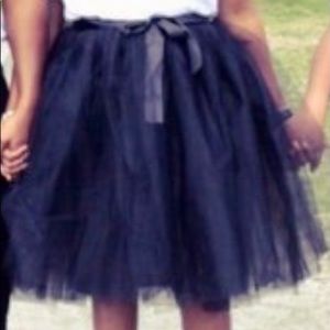 Women's High Waist Pleated Tutu Skirt